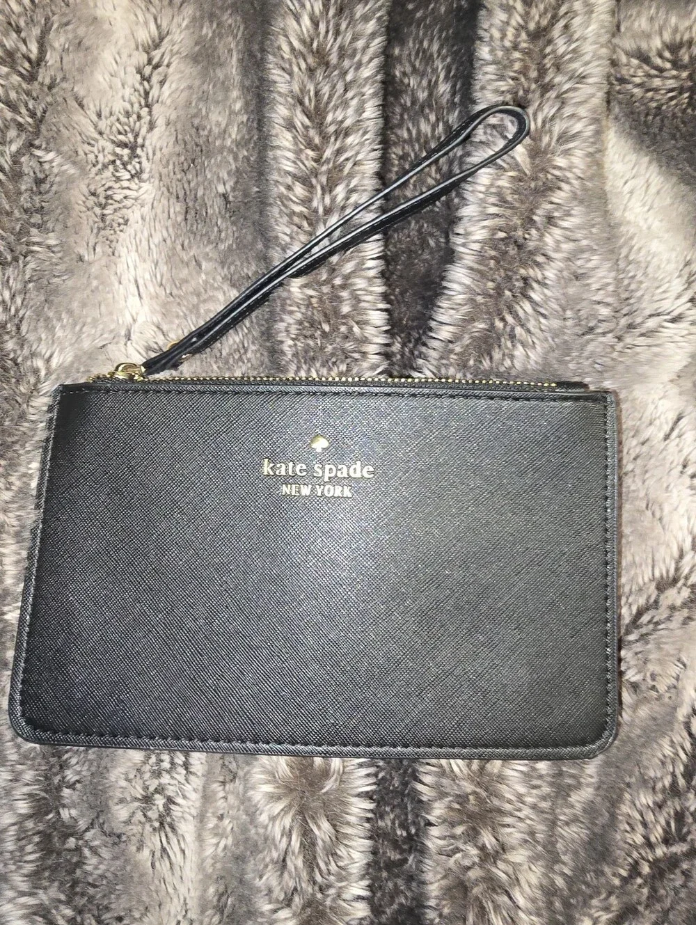 Kate Spade Black Wristlet Like New
